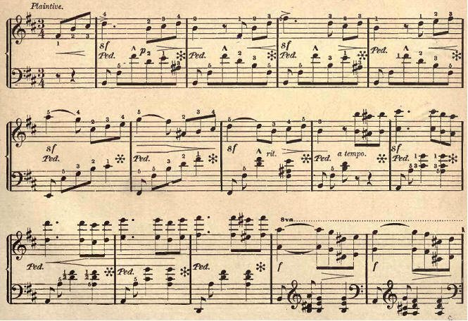 piano b minor piece