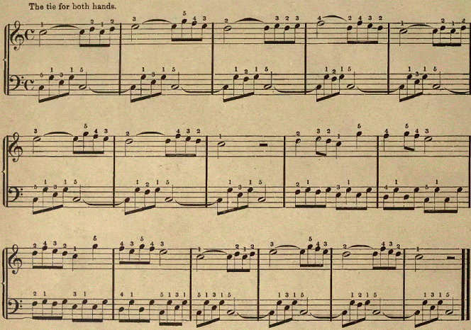 piano piece 5 fingers